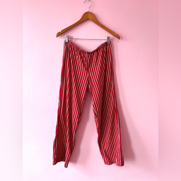 Lauren Ralph Lauren Red Striped Pajama Set - Picture 9 of 13